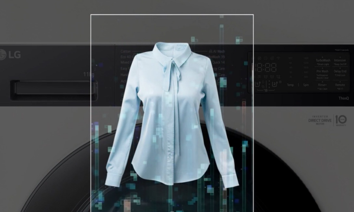 Giặt giũ thông minh và tiên tiến Mang đến trải nghiệm giặt giũ hoàn toàn mới, LG Inverter FX1410N5W ứng dụng công nghệ AI Wash 2.0 tiên tiến, giúp nhận diện loại vải, khối lượng và mức độ bẩn để tùy chỉnh chuyển động giặt, lượng nước và thời gian giặt/xả phù hợp. Nhờ đó, máy không chỉ giặt sạch sâu mà vẫn giữ được độ mềm mại và độ bền cho từng sợi vải, đồng thời tiết kiệm điện năng hiệu quả.